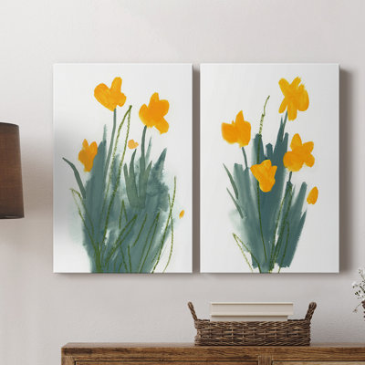 Daffodil Bunch I-Premium Gallery Wrapped Canvas -Ready to Hang
