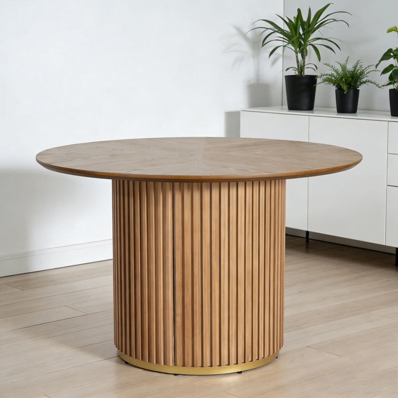 Table de salle à manger 47,25 po, Naturel