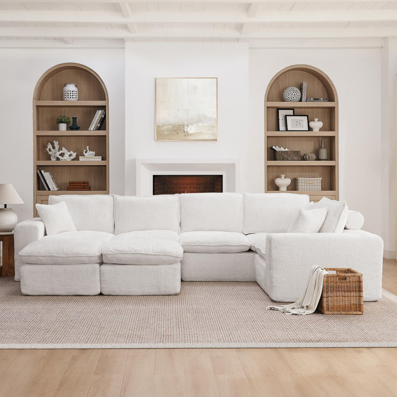 Comfy Cloud Couch avec coussin, Beige