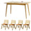 Solid Wood Dining Table Set