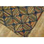 Tapis géométrique antique en laine crocheté multicolore