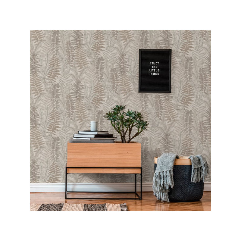 Galerie Flourish Green Tree Leaf Wallpaper FL61119, Bronze