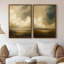 Art mural encadré sur toile, impressions murales abstraites rétro 24 "x 36"-1907456386-1907456444