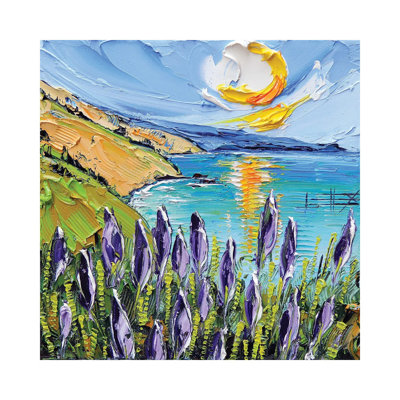 From Big Sur, With Love by Lisa Elley - Wrapped Canvas Painting