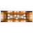 9 - Light Mahogany Bronze Pool Table Lights Pendant