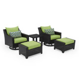 5 PC Deep Seating Club Chair Conversation Set