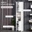 Grande armoire de rangement pour salle de bain avec beaucoup d'espace et un design moderne