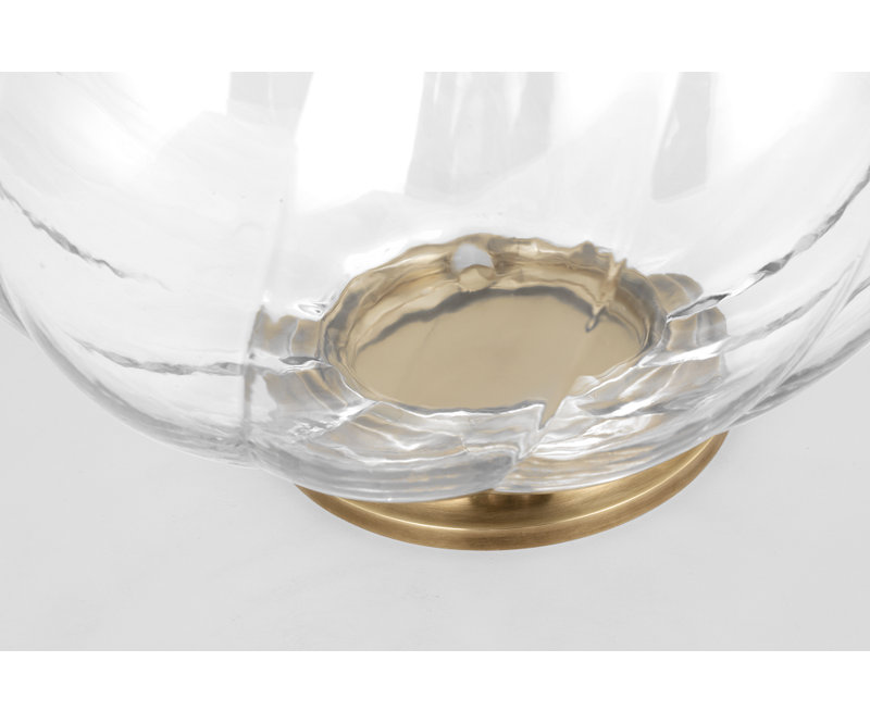 Talia Table Lamp, Clear Glass