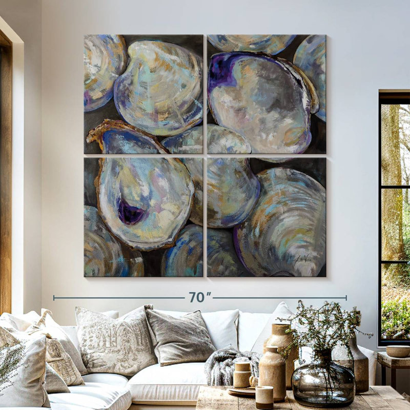 Brampt Lost Oyster, 57" H x 57" W