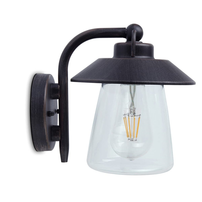 Orizaba Black 20cm H Outdoor Barn Light