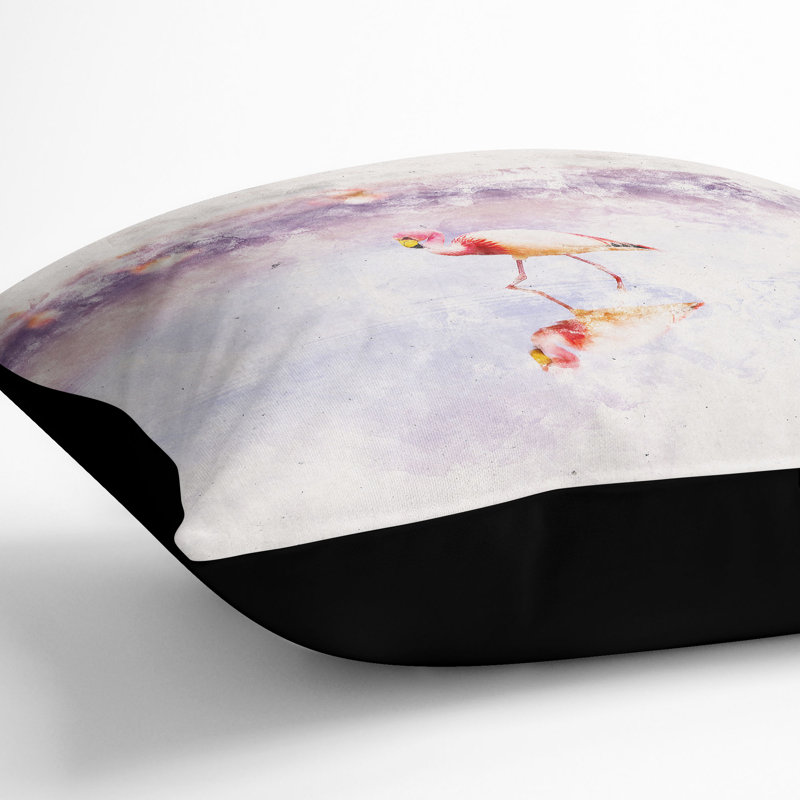Square Throw Cushion, Black, 55cm H x 55cm W x 20cm D