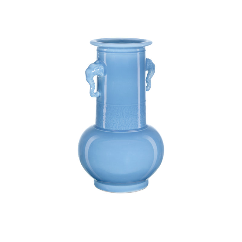 Sky Blue Handmade Table Vase