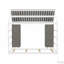 Lit en bois avec garde-robe mobile-1402934109
