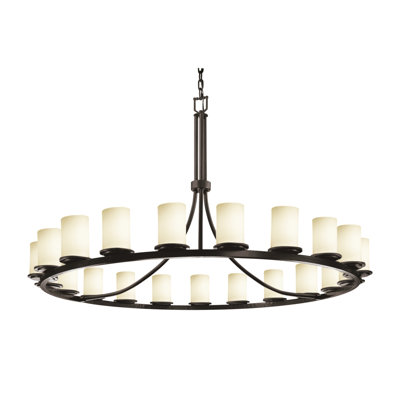 Lustre cylindrique 21 lumières Araf
