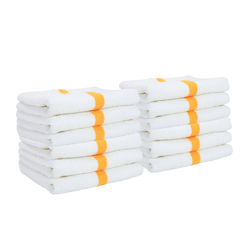 Power Gym Hand Towel 16x27 (Pack of 12), Gold