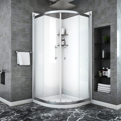 36"X75" Shower Door For Tub - Frame, Improves Bathroom Hygiene Level Maintains Dry Floor