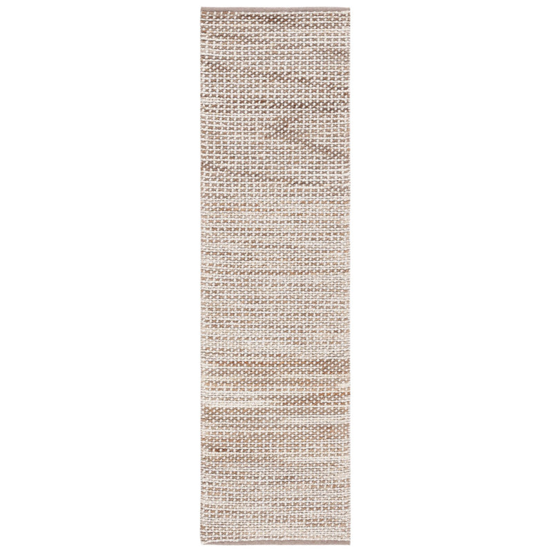 Charvik Handmade Area Rug in Natural/Beige, Runner 2'3" x 8'