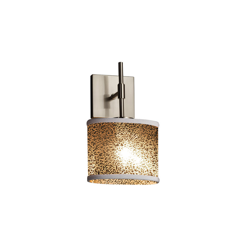 Casson LED Armed Sconce, Brushed Nickel, Weave