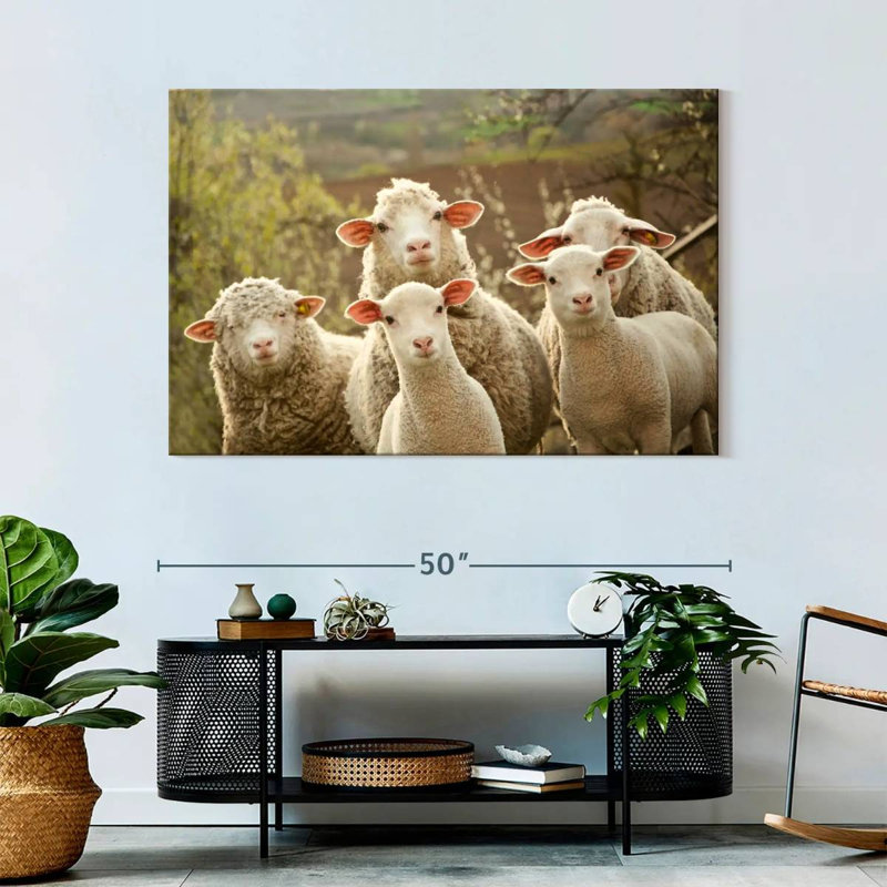 Stunned Sheep, 32" H x 48" W