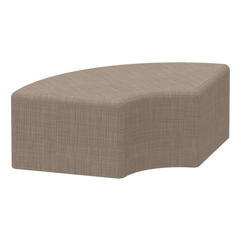 Learniture Structured Quarter Round  Stool -Flexible Modular Collaborative Soft Seating For Office, Home, Lounge And School Classrooms With Durable Frame 1018NLG