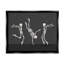 Trois squelettes dansants, impression sur bois-193671588-193671591