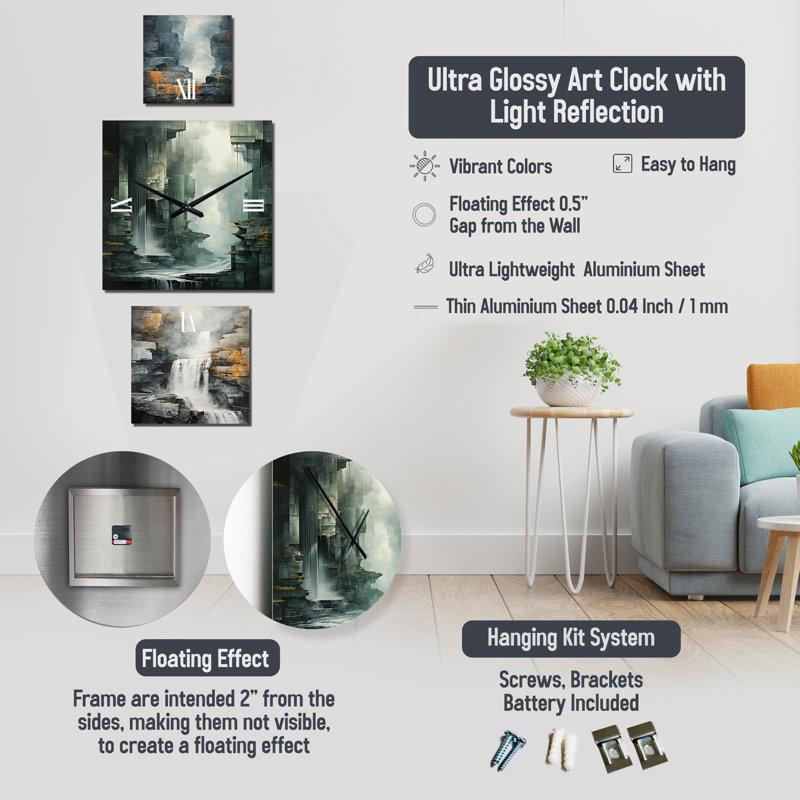 Janera Metal Wall Clock