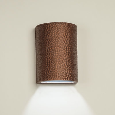 Applique murale d'extérieur en céramique Cammi, ampoule DEL incluse
