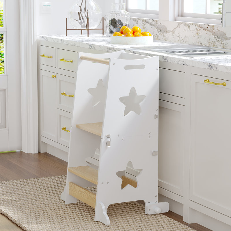 Wooden Kitchen Step Stool
