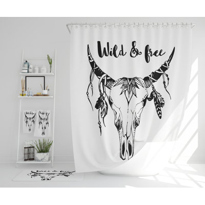 Nasrul Polyester Shower Curtain Set