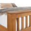 Delmor UK Double - DE 135 X 190 Cm Solid Wood Bed with Mattress
