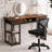 Ovidia Desk and Chair Set: 48 Inch Computer Desk & Height Adjustable Black Mesh Chair-97465239
