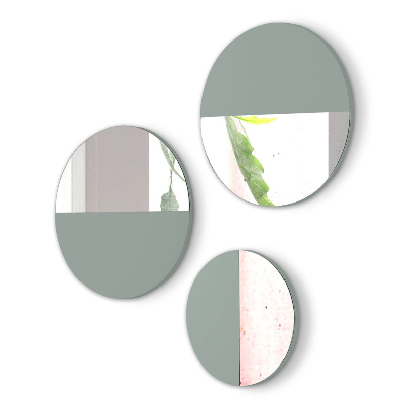 Mcree Flat Wall Mirror, Green