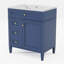 Meuble-lavabo de salle de bain 30 po avec lavabo supérieur, armoire de rangement moderne SW000103-97769822