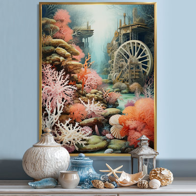 «Coral Pirate Wheel Memory II», reproduction sur toile
