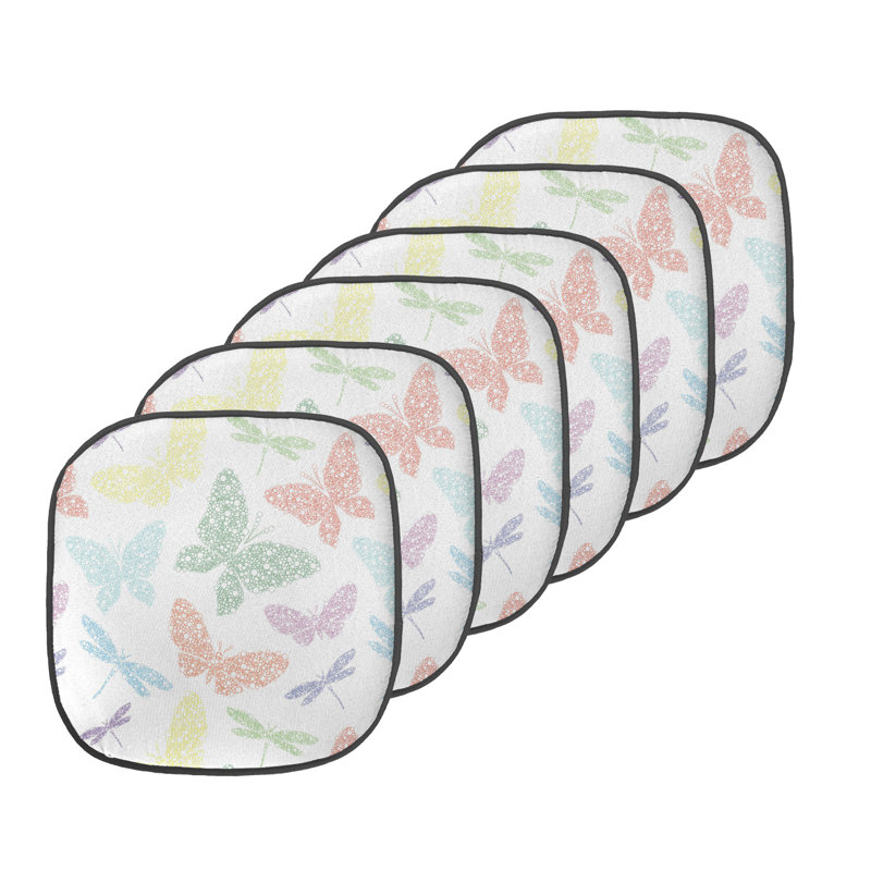 Coussin de siège papillon
