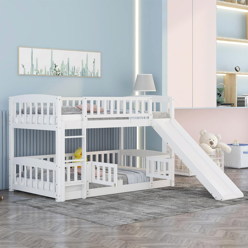 Lit superposé simple au-dessus de simple Holten Kids, Blanc