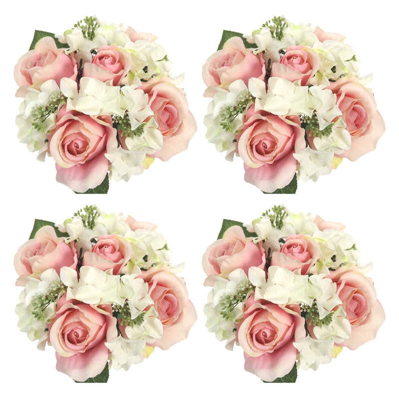 Tiges d'hortensia rose, Rose