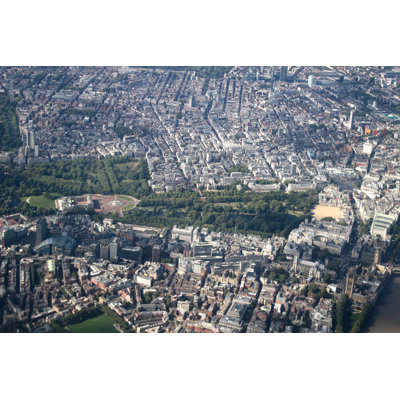 Aerial View Of London by Lemhartley - Wrapped Canvas Print