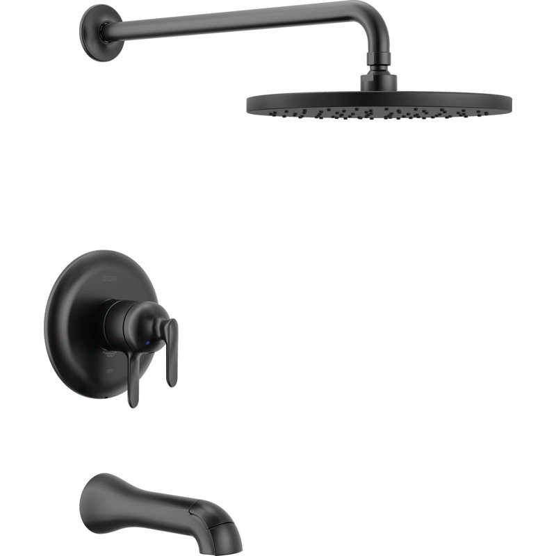 17 Series Tub Shower Trim, Matte Black