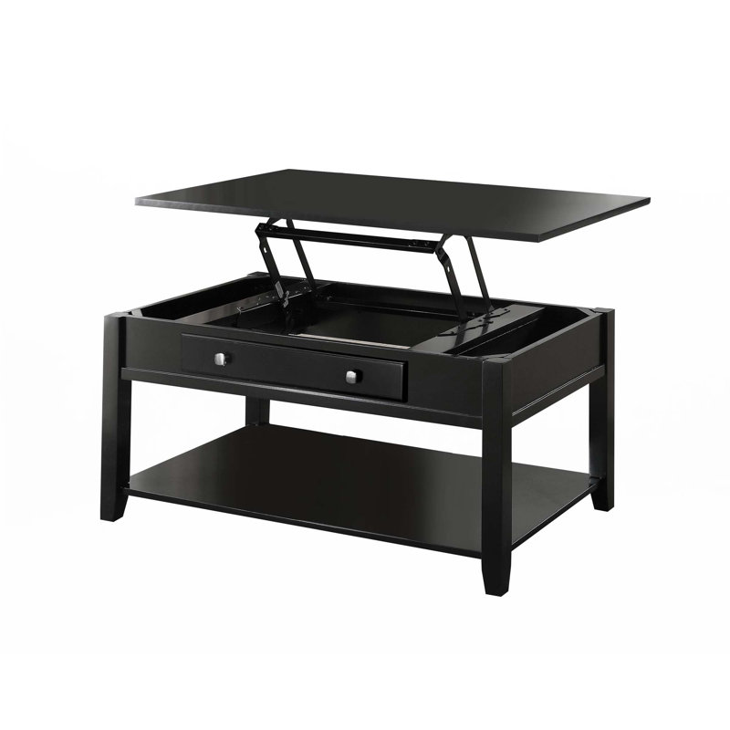 Table basse avec plateau relevable