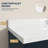 42" W x 21" D Solid Surface Bathroom Vanity Top with Integrated Right Sink 3.5" Backsplash 8" Widespread 3 Hole Faucet