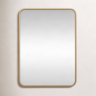 Sabine Metal Rounded Rectangle Wall Mirror