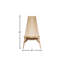 Chaise Adirondack pliante en bois massif Stigall