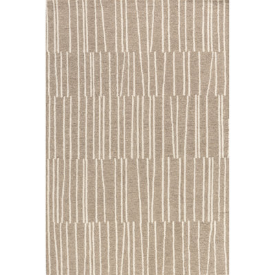 Hewins Contemporary Striped Area Rug