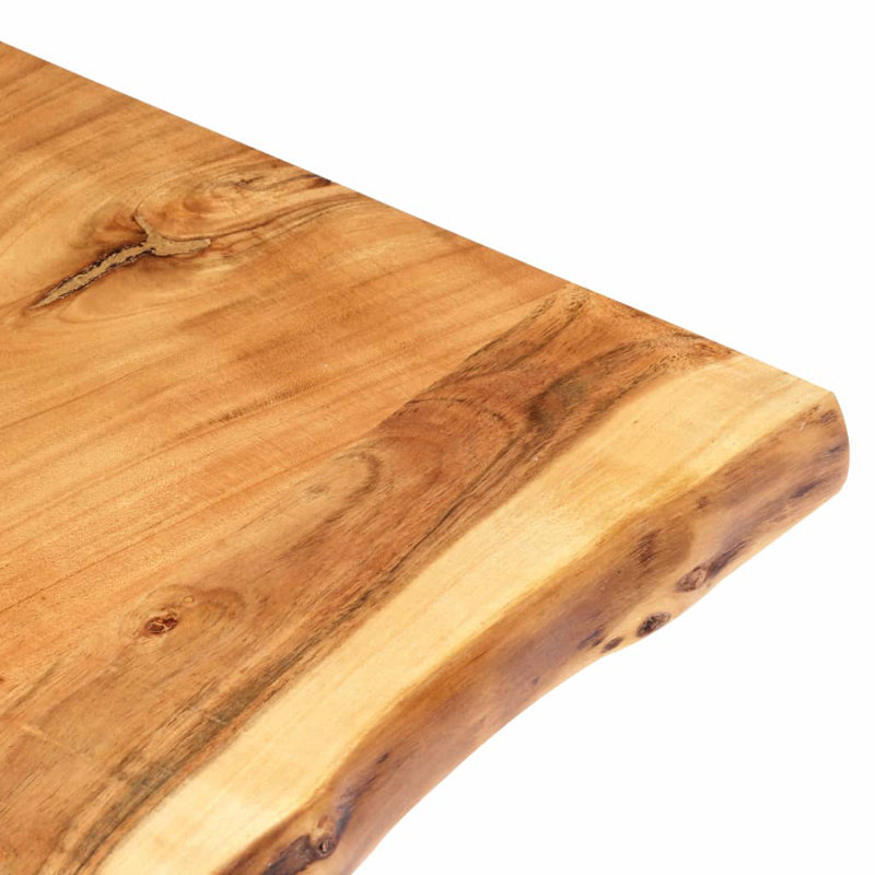 Bathroom Vanity Top Solid Acacia Wood 80x52x2.5 cm