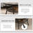 Aderes Round 2-Tier Coffee Table with Scalloped Edges-16001004