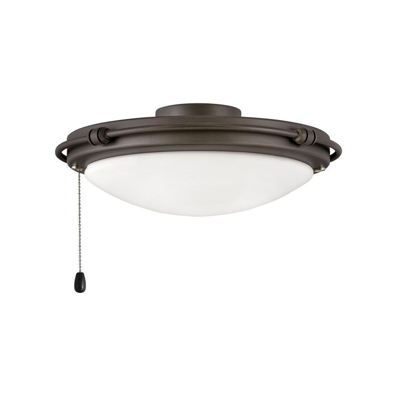 Ventilateur de plafond à rail, Bronze mat métallique