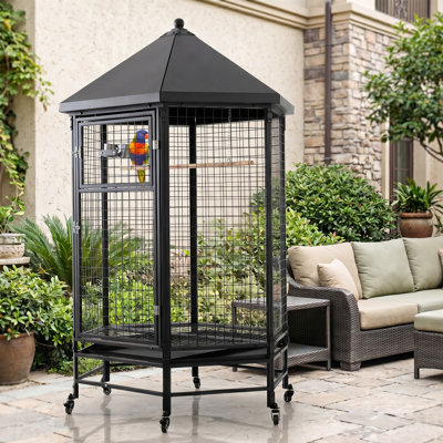 Cage à oiseaux 69 po H 69 po