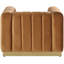Fauteuil en velours de 38,5 po Tyneside-2008586154