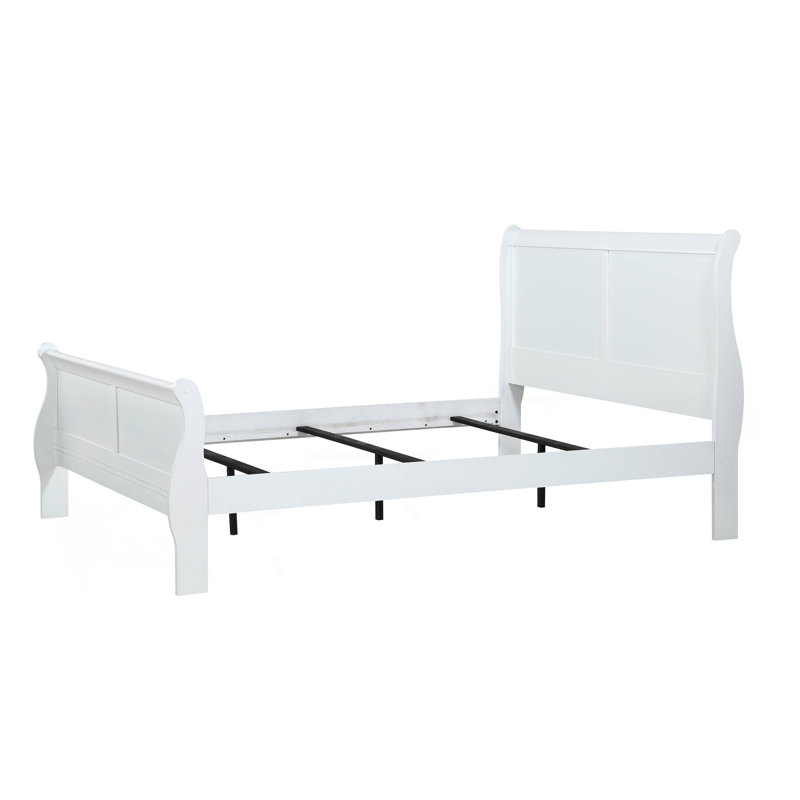 Grand lit blanc Louis Phillipe, Grand lit